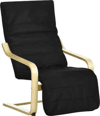 Produktbild von HOMCOM Relaxsessel Schwingstuhl Ruhesessel, Relaxstuhl mit Verstellbarem Fußteil