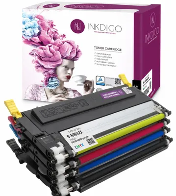 Produktbild von Inkdigo Tonerset CLT-4072S für Samsung CLP-320, CLP-320N, CLP-325, CLP-325N – CMYK,, KI-generiertes Bild