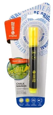 Produktbild von MemoBe Marker kredowy neon żółty