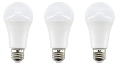 Productafbeelding van Bemko LED Peerlamp A60 E27 Mat - 11W 720lm 4000K - Neutraalwit - Vervangt 75W - 3 stuks