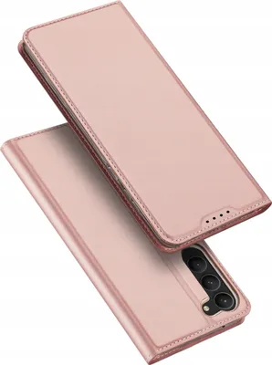 Produktbild von Dux Ducis Skin Pro Samsung Galaxy S23+ Hülle mit Flip Wallet Kartenhalter Ständer Pink