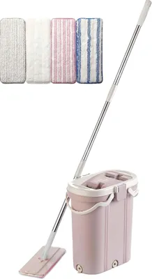 Produktbild von Wischmopp Set – Bodenwischer, 4xPad