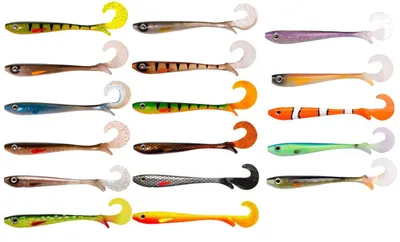 Produktbild von Zeck Butcher Gummifisch - Hechtköder, Länge / Gewicht / Packungsinhalt:19cm / 45g / 2 Stück, Zeck Farbe:Browny Rudd