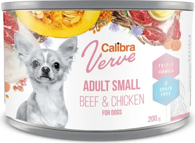 Immagine prodotto di Calibra Dog Gf Verve Adult Small Vitello Pollo Confezione 6X200Gr