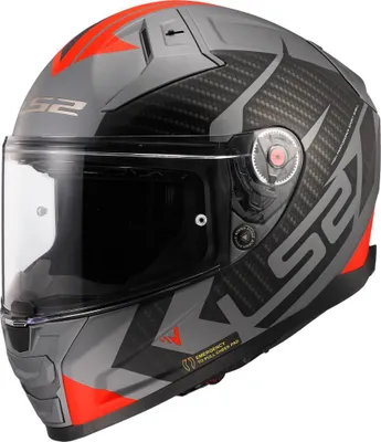 Produktbild von LS2 FF811 VECTOR II SPLITTER Integralhelm XL in rot/grau