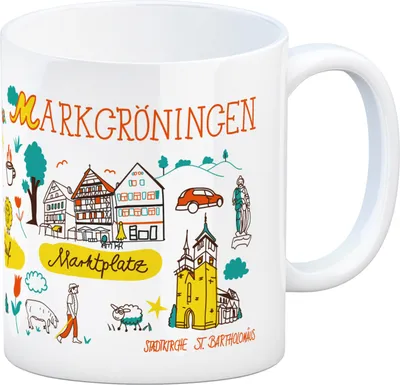 Produktbild von Markgröningen Wimmelbild Kaffeebecher