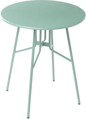 Produktbild von BELIANI Gartentisch hellgrün Eisen rund ø 64 cm modernes Design