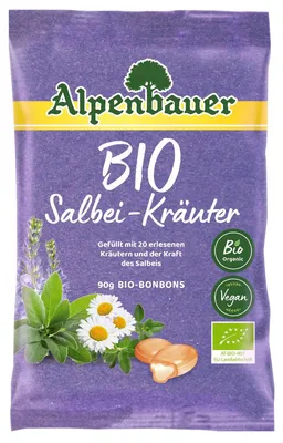 Produktbild Alpenbauer Bio Salbei Kräuter Bonbons wilder Salbei 90g