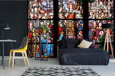 Produktbild von Vlies Fototapete ST.-SEVERIN-KIRCHE 375 x 250 cm (inkl. Kleister) - Vlies Tapete, Wandtapete, Wandbilder - Tapete für Wohnzimmer Schlafzimmer, Büro, Küche - Montagefertig