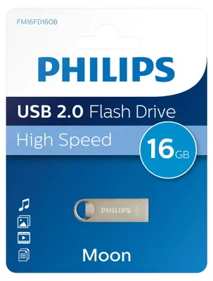 Produktbild von Philips USB-Stick 16 GB USB 2.0 Moon Edition Leserate bis 20 MB/s