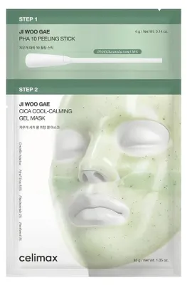Zdjęcie produktu dla JI WOO GAE CICA PHA PEEL MASK, 4g+30 g - Maska peelingująca