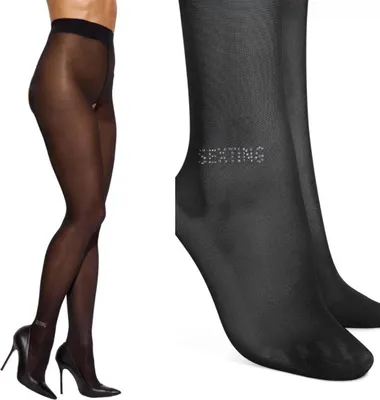 Image de Obsessive - Collants y sans entrejambe Norless - Noir