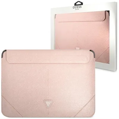 Produktbild von Guess Ärmel Gucs16Psatlp 16"" Różowy /Pink Saffiano Dreieckiges Logo