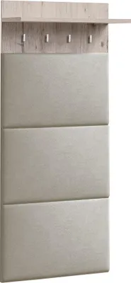Produktbild von Garderobenpaneel, Eiche und beige, GALLIPOLI-164