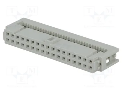 Zdjęcie produktu dla 1 sztuka złącza 1,27 mm, numer katalogowy 09185346803 - złącze pinowe, 34 piny, do kabli płaskich, elastycznych