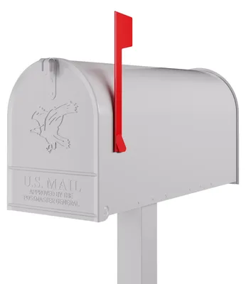Produktbild von Standbriefkasten Big US Mailbox in Weiß