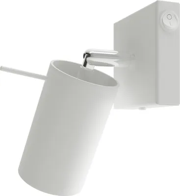 Produktbild von Wandleuchten BRIIX weiß mit Schalter LED 4000K 1xGU10 10W  16x8x8cm Sollux Lighting