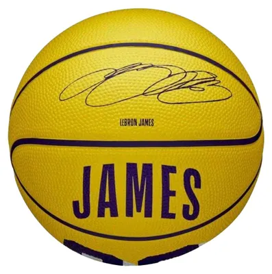 Immagine prodotto di Wilson - Pallone da basket "LeBron James", NBA PP9537 (3) (giallo)