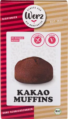 Produktbild von Werz Reis-Vollkorn-Schoko Muffins 125g