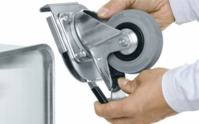 Produktbild von ZARGES Clip-on Lenkrollensatz (2 Stck.)