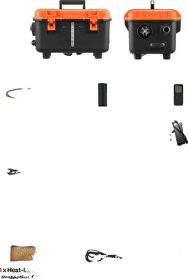 Immagine prodotto di Riscaldatore diesel, design portatile, riscaldamento efficiente, 8KW