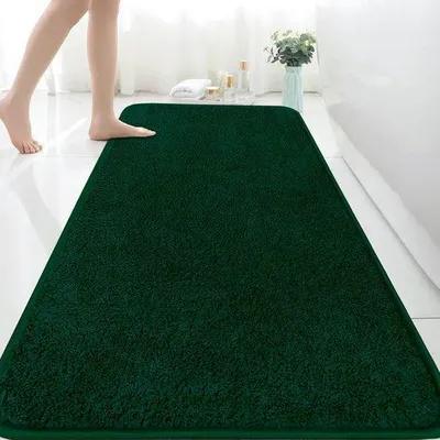 Productafbeelding van Famanu Badmat, extra groot (150 x 60 cm) - Groen, antislip en absorberend