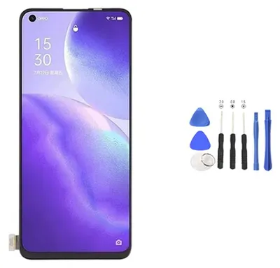 Produktbild von Für OPPO Reno 5 4G CPH2159 LCD Display (OLED) mit Rahmen Touchscreen Bildschirm