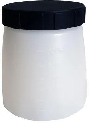 Imagen del producto de WAGNER 0414906: Recipiente para pintura con tapa, 600 ml, accesorio para los sistemas de pintura por pulverización WAGNER