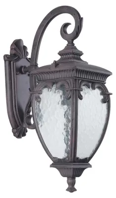 Obrázek produktu pro Nástěnné svítidlo, IP54, starobronz, patice E27, výška 48 cm