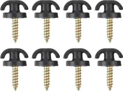 Produktbild von 8-teiliges Auto-Gepäcknetz-Haken-Hardware-Set, einfache Installation, universelle Kofferraum-Aufbewahrungshaken, Schrauben für die meisten Autos
