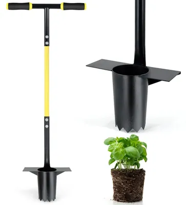 Imagen del producto de Elzusha: Plantadora de bulbos con mango largo y diseño ergonómico