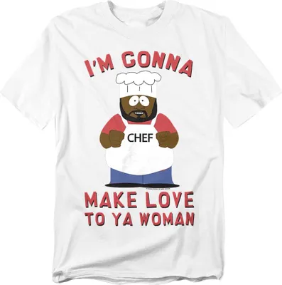 Immagine prodotto di South Park - Maglietta "Make Love" per uomo/donna Unisex TV20714 (XL) (Bianco)