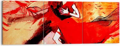 Produktbild von Bild auf Leinwand - Leinwandbild - tanzen sie - 150x50cm - Wand Bild - Wanddeko - Wandbilder - Leinwanddruck - Bilder - Kunstdruck - Wanddekoration - Leinwand bilder - Wandkunst - CA150x50-3731