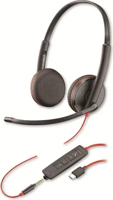 Image de Poly 209747201 Casque Blackwire C3225 USB binaural