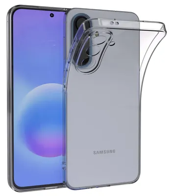 Produktbild von EAZY CASE Handyhülle Silikon für Samsung Galaxy A57 Clear Transparent hoher Rand für Bildschirm & Kamera, Flexibles Silikon, extra dünn und leicht