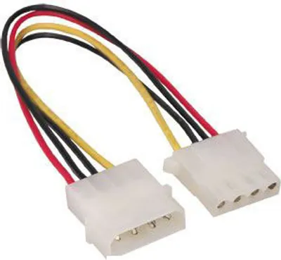 Produktbild von 5,25" Stromkabelverlängerung 4pol, intern, ca. 20cm, Good Connections®