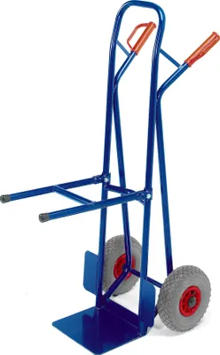 Produktbild von Rollcart Stuhl-Stapelkarre aus Stahlrohr Vollgummi