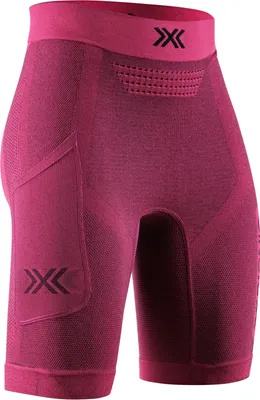 Zdjęcie produktu dla X-BIONIC Women's Xceed Run Short Tights - Wysokowydajne rajstopy do biegania z technologią HygroDiffuser i VectorSphere - Termoregulacja i odprowadzanie wilgoci dla maksymalnego komfortu - Neo pink, L