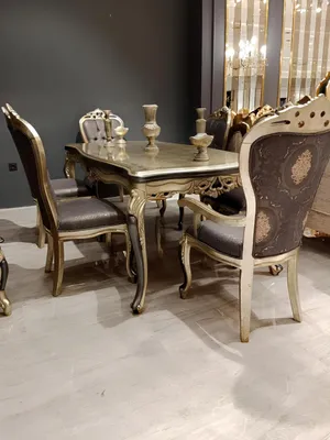 Produktbild von Modernes Esszimmer Möbel n Esstisch + 6x Stühle Tisch Stühle