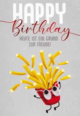 Produktbild von Geburtstag  Glückwunschkarte im Format 115x17cm mit Umschlag