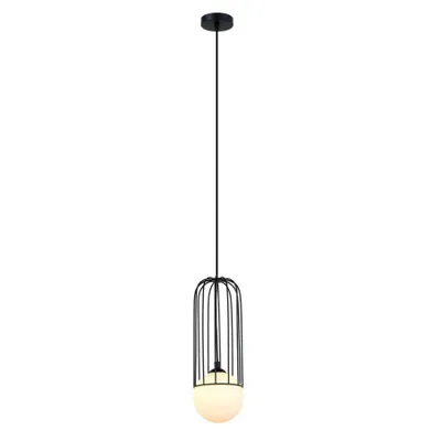 Image de Italux Simon lampe suspendue moderne noire MDM-3938/1 BK