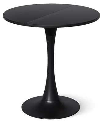 Image de Table à manger Vicco Carl Noir 70x70cm, Model 57357