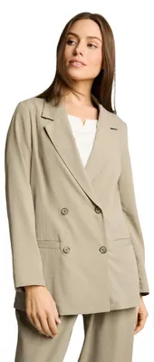 Produktbild von TOM TAILOR Damen Blazer, locker geschnitten, mit Reverskragen und Knopfleiste