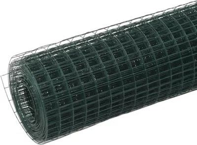 Produktbild von vidaXL Drahtzaun Stahl mit PVC-Beschichtung 10x0,5 m Grün
