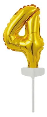 Productafbeelding van Amscan 9912678, speelgoedballon, folie, goud, 5 stuks