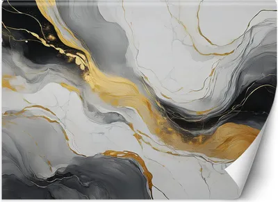Produktbild von Vlies fototapete Glamour Abstraktion 100x70 cm Feeby Grau inkl. Kleber einfache Montage
