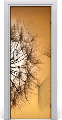 Produktbild von Tulup Türaufkleber 75x205 cm Dekorative Aufkleber Selbstklebend Wasserdichte Tapete Abnehmbar Schlafzimmer Wohnzimmer Wohnkultur - Löwenzahn