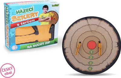 Produktbild von Wurfäxte groß, Zielscheibe 66 cm