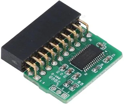 Produktbild von TPM2.0-Modul mit 20 Pins, TCG 2.0 Verschlüsselung, Infineon SLB9665, PC kompatibel