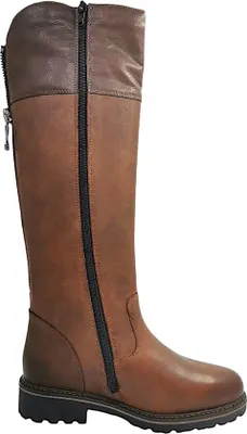 Imagen del producto de Remonte: Botas de tacón con cremallera, color marrón, para uso casual